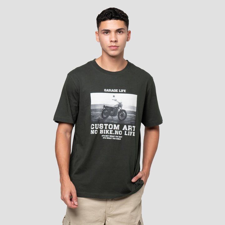 Nevada Photoprint Theme Motor - Style Custom Kaos Pria