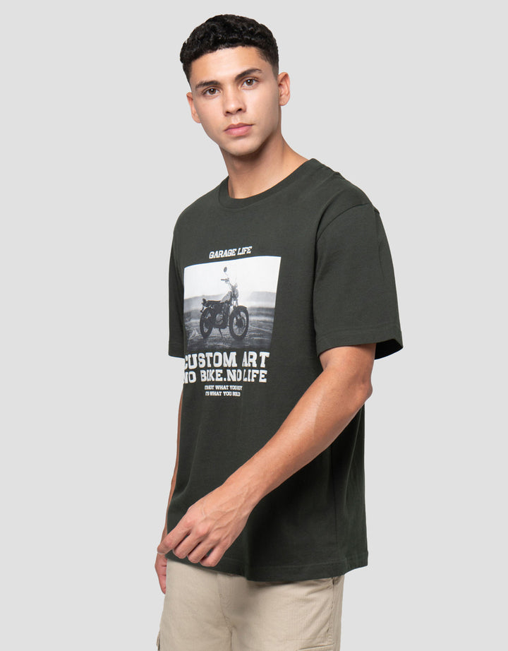 Nevada Photoprint Theme Motor - Style Custom Kaos Pria