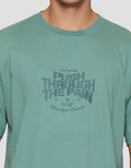 Nevada Print Hd - Push Through The Pain Kaos Pria