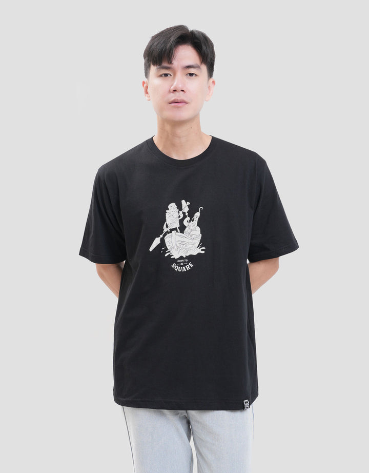 Nevada Print Spongebob Movie - Style Kaos Pria