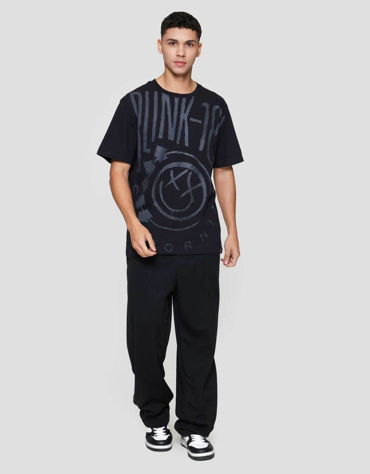 Nevada Full Print Universal Music Blink - Style Kaos Pria