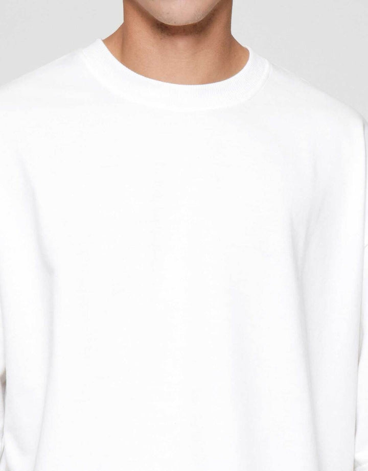 Nevada Basic Baby Terry With Woven Label Kaos Oversize Pria