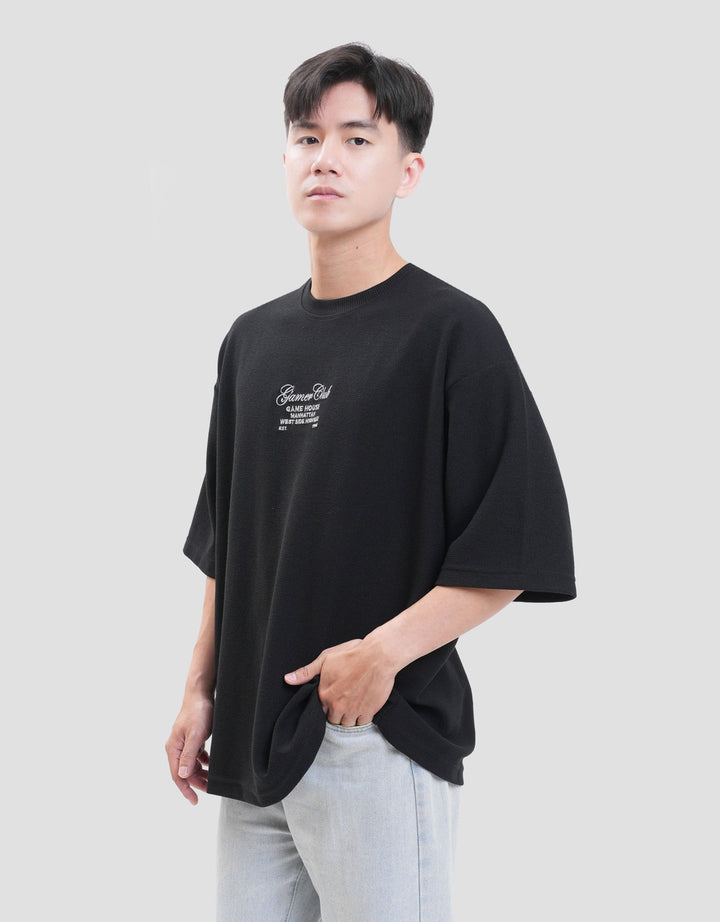 Nevada Embro - Gamer Club Kaos Oversize Pria