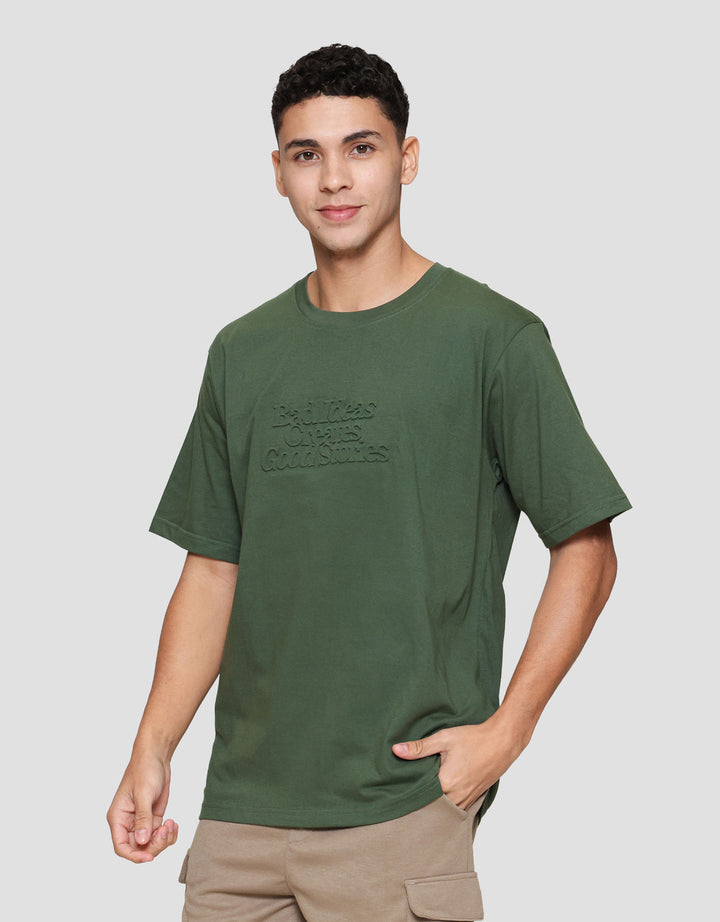 Nevada Print Emboss - Bad Ideas Kaos Pria