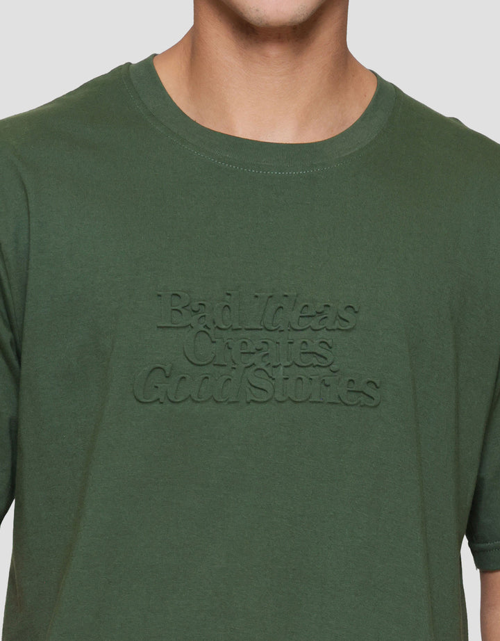 Nevada Print Emboss - Bad Ideas Kaos Pria