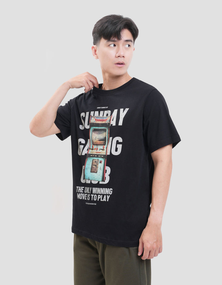 Nevada Print Retro - Style Kaos Pria