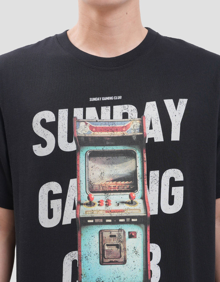 Nevada Print Retro - Style Kaos Pria