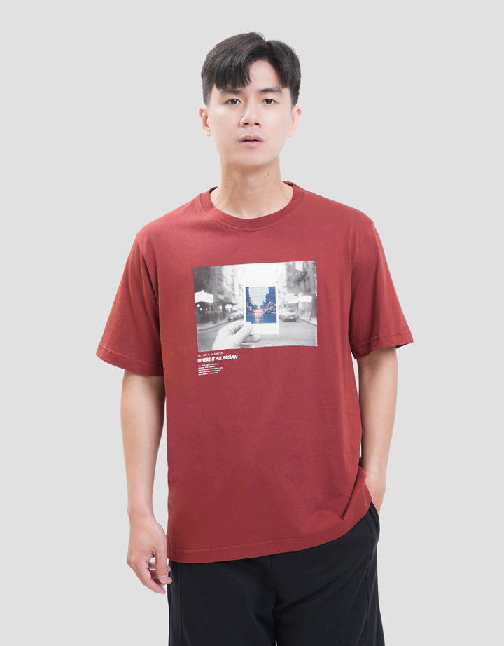 Nevada Photoprint Street Style Kaos Pria