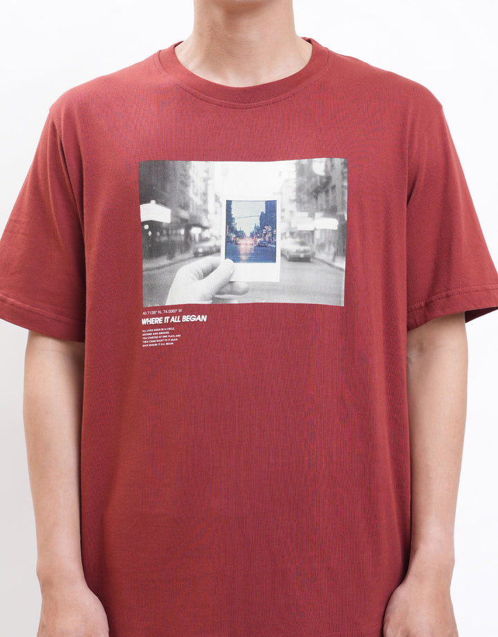 Nevada Photoprint Street Style Kaos Pria