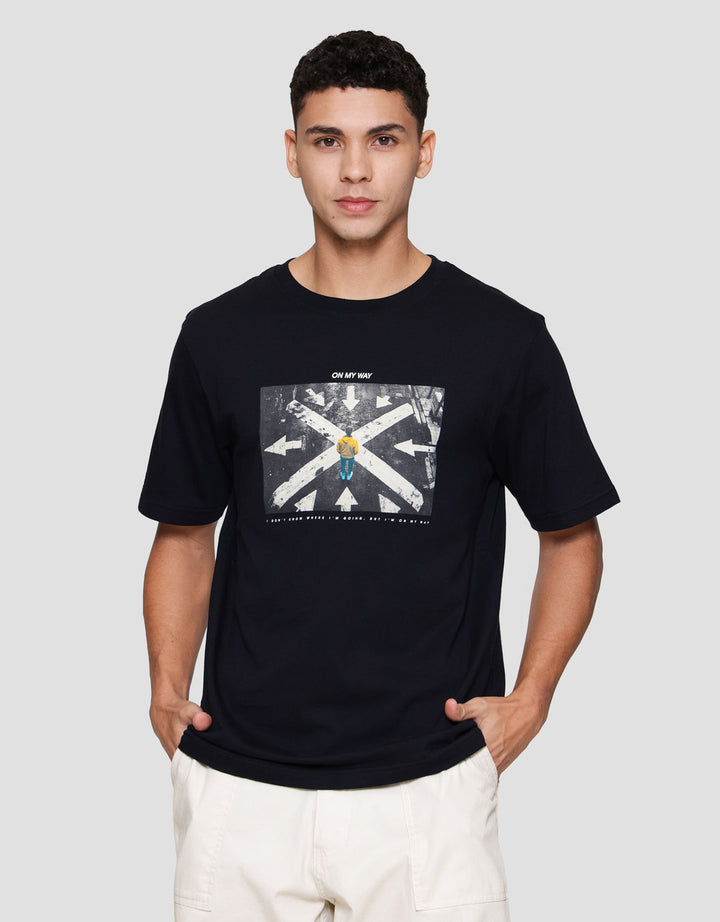 Nevada Photoprint Street Style Way Kaos Pria