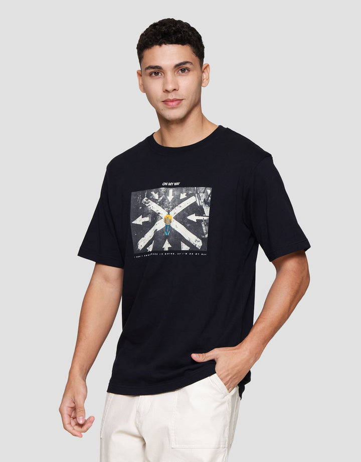 Nevada Photoprint Street Style Way Kaos Pria