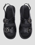 NEVADA ROUND BUCKLE SANDAL SLINGBACK WANITA
