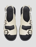 NEVADA ROUND BUCKLE SANDAL SLINGBACK WANITA