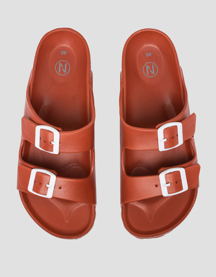 Nevada Phy002 Buckle Strap Slipper Sandal Wanita