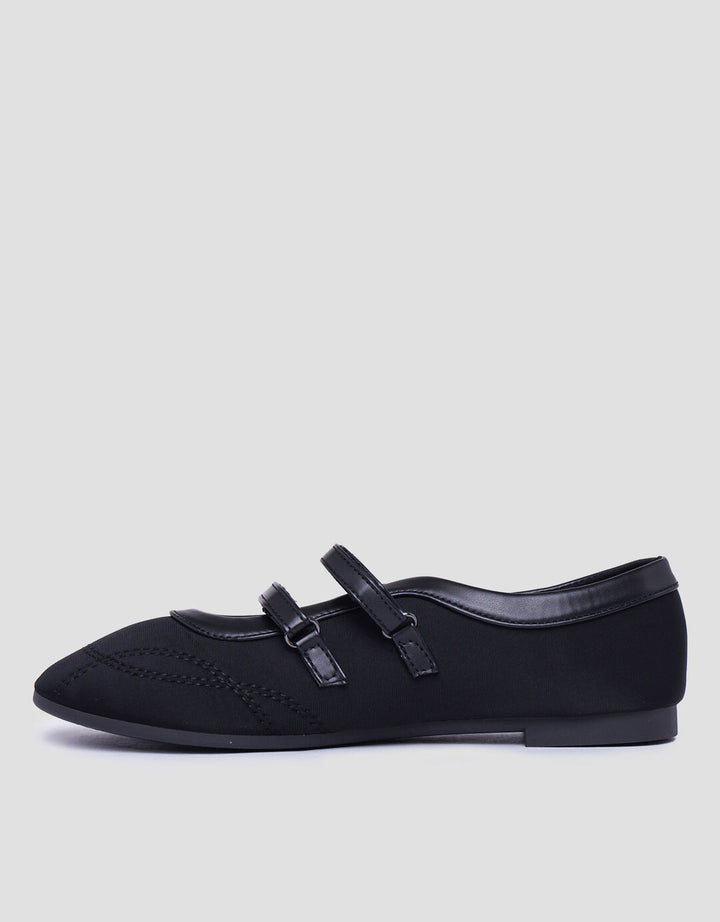 Nevada Mary Jane Sepatu Flat  Flmen15 Wanita