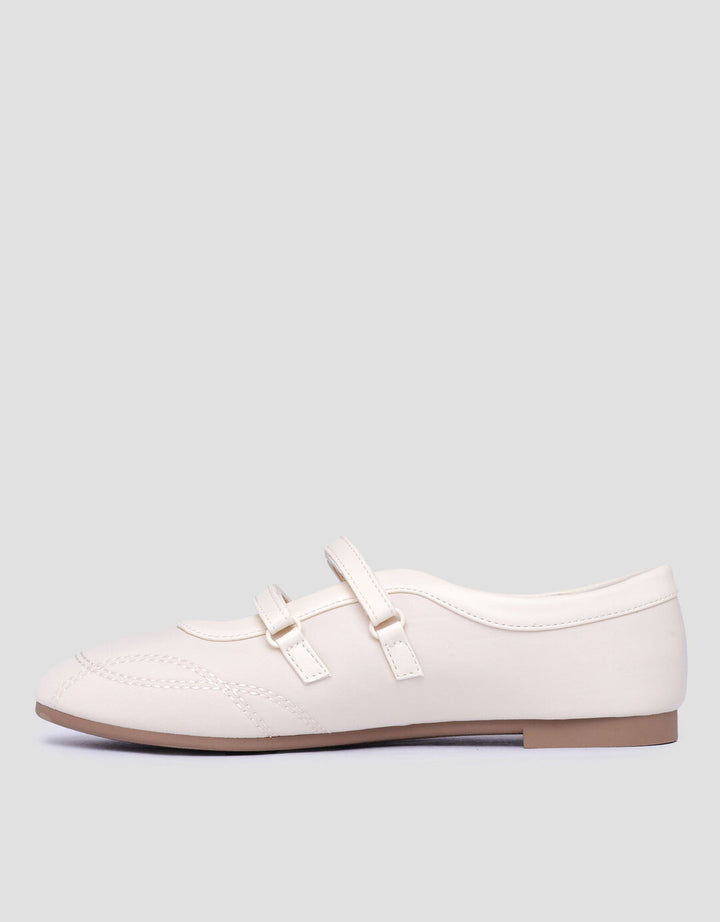 Nevada Mary Jane Sepatu Flat  Flmen15 Wanita