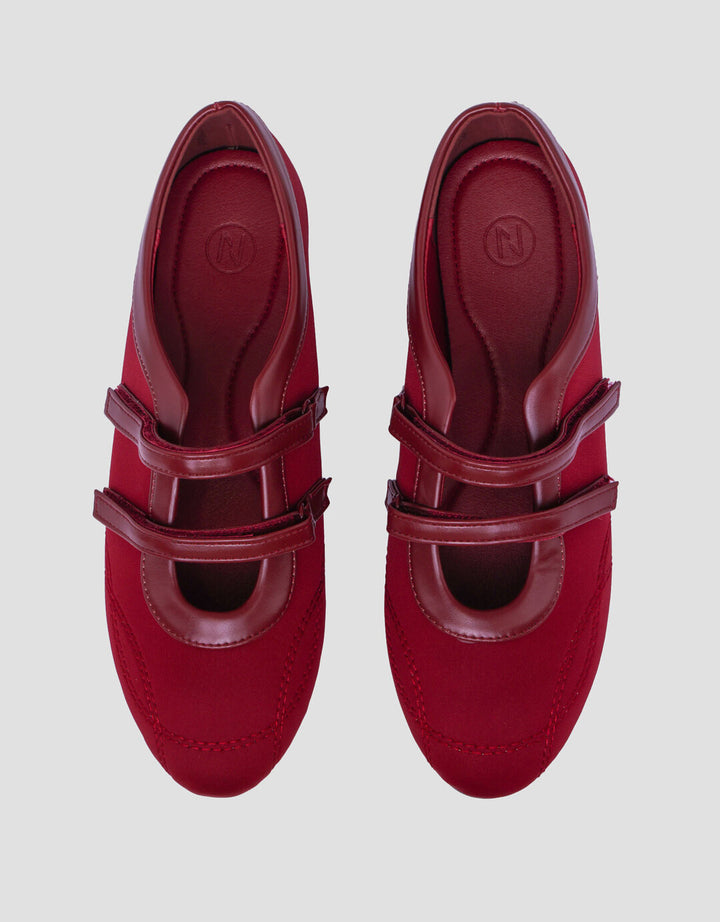 Nevada Mary Jane Sepatu Flat  Flmen15 Wanita