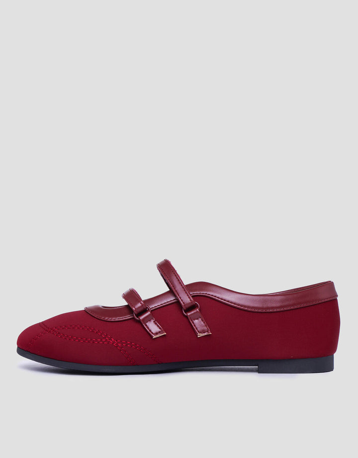 Nevada Mary Jane Sepatu Flat  Flmen15 Wanita