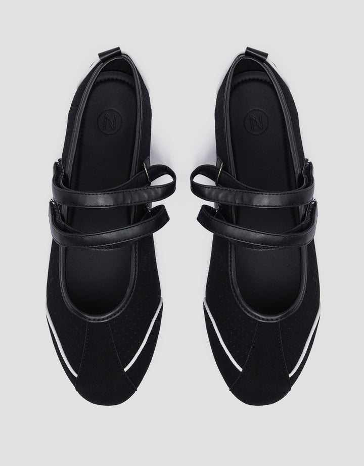 Nevada Mary Jane Sepatu Slip On Wanita