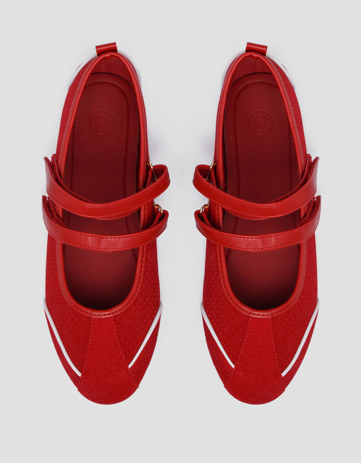 Nevada Mary Jane Sepatu Slip On Wanita