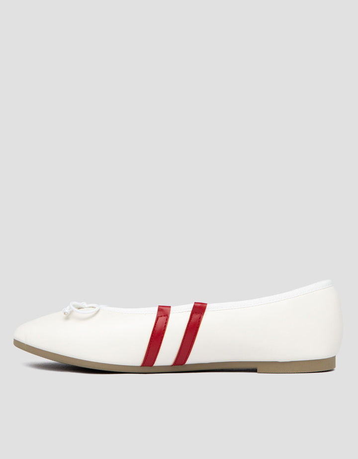 Nevada Stripes Sepatu Flat Wanita