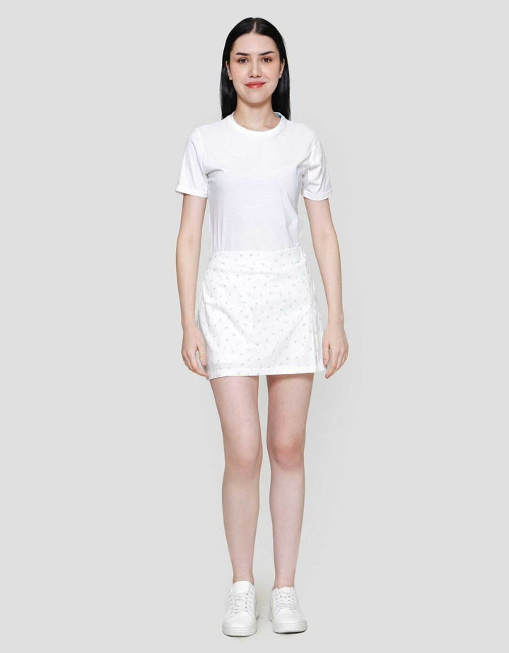 Nevada Woven Flower Print Celana Rok Wanita