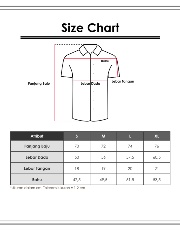 MxM Smoke Pattern Kemeja Pria