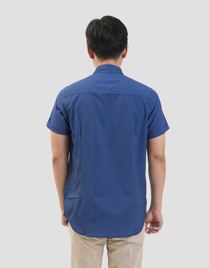 MxM Smoke Pattern Full Print Kemeja Pria