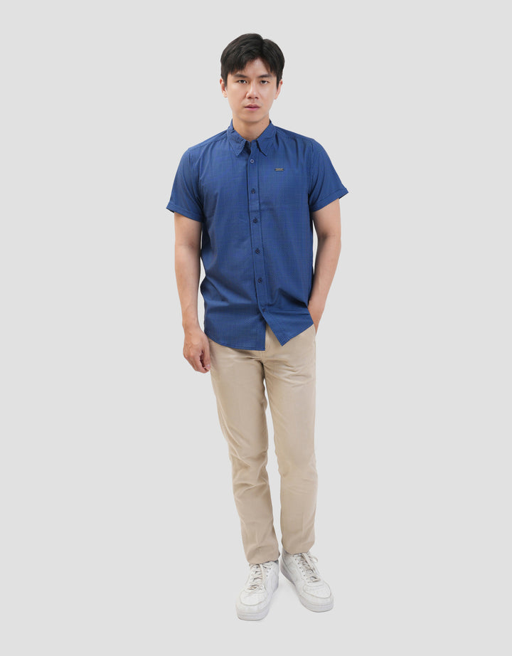 MxM Smoke Pattern Full Print Kemeja Pria