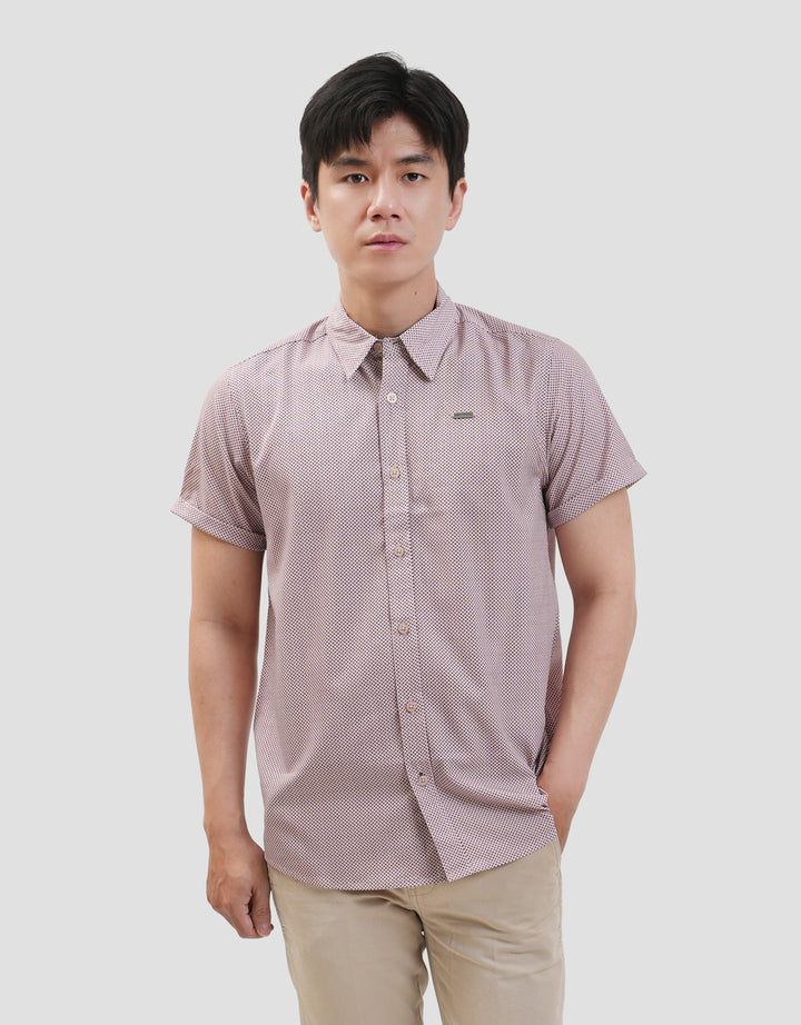 MxM Smoke Pattern Full Print Kemeja Pria