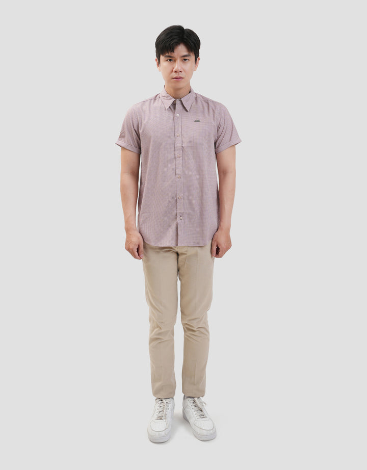 MxM Smoke Pattern Full Print Kemeja Pria