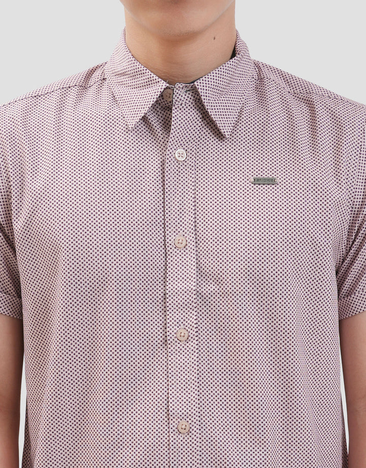 MxM Smoke Pattern Full Print Kemeja Pria