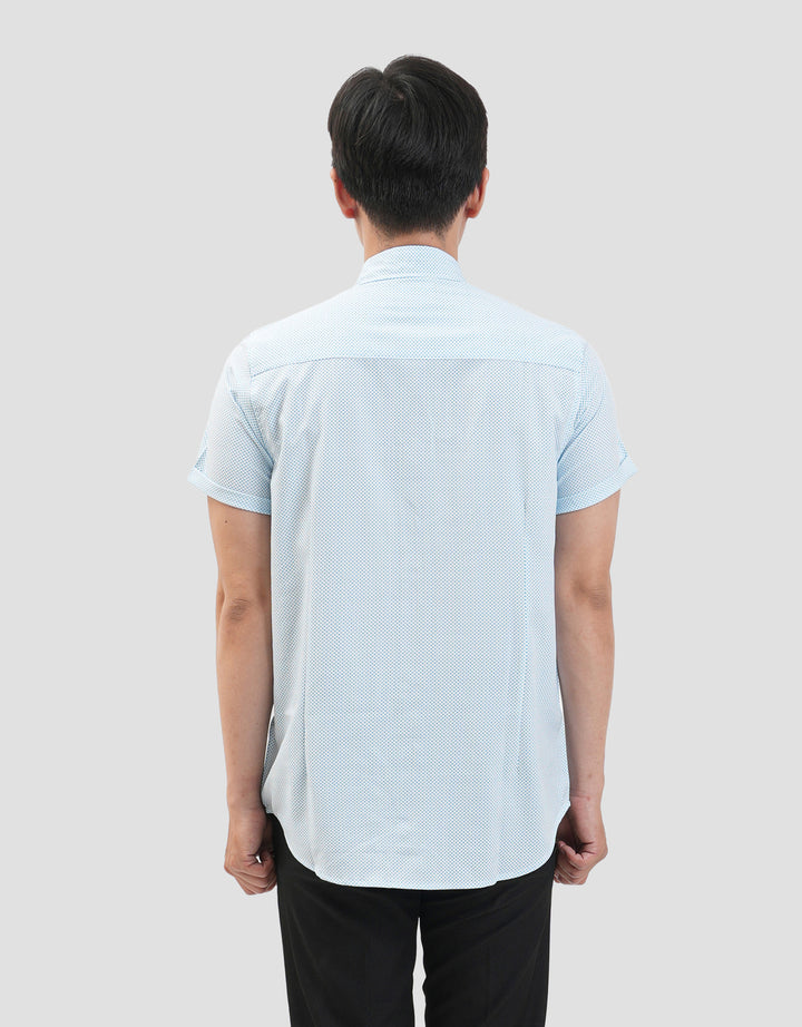 MxM Smoke Pattern Full Print Kemeja Pria
