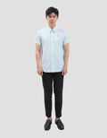 MxM Smoke Pattern Full Print Kemeja Pria