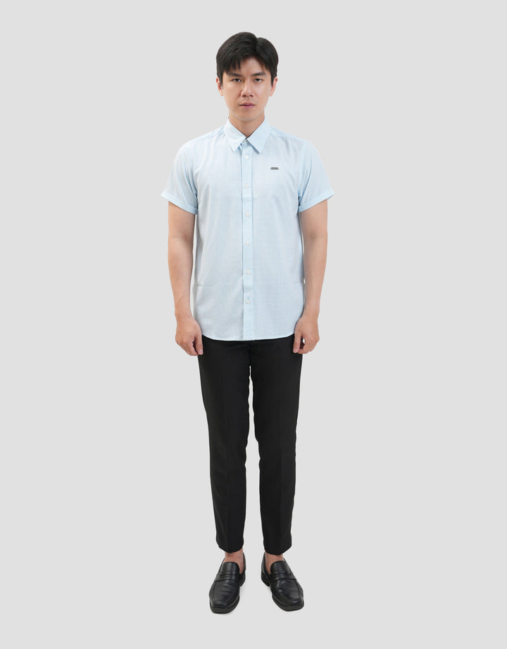 MxM Smoke Pattern Full Print Kemeja Pria