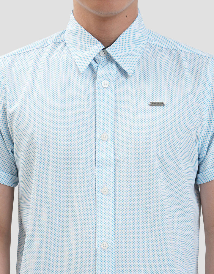 MxM Smoke Pattern Full Print Kemeja Pria