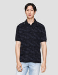 MxM Cole Print Motif Camo Kaos Polo Pria