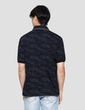MxM Cole Print Motif Camo Kaos Polo Pria