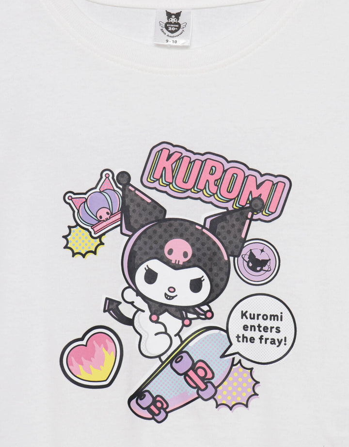 Character Kuromi Serut 2 Samping Kaos Anak Perempuan