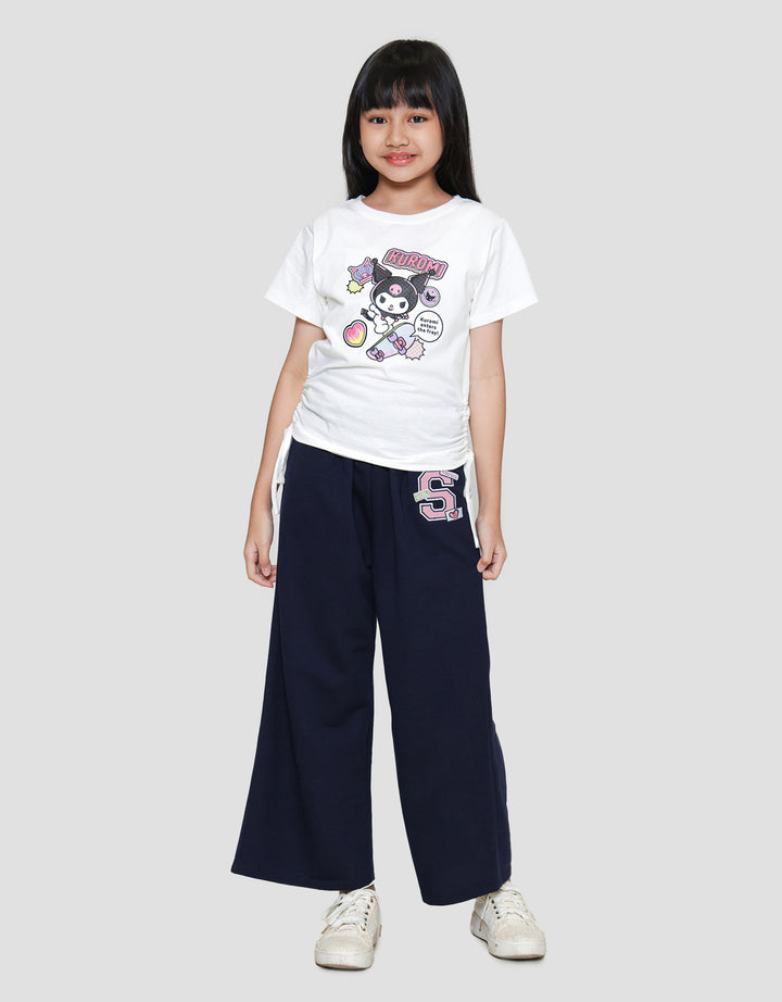 Character Kuromi Serut 2 Samping Kaos Anak Perempuan