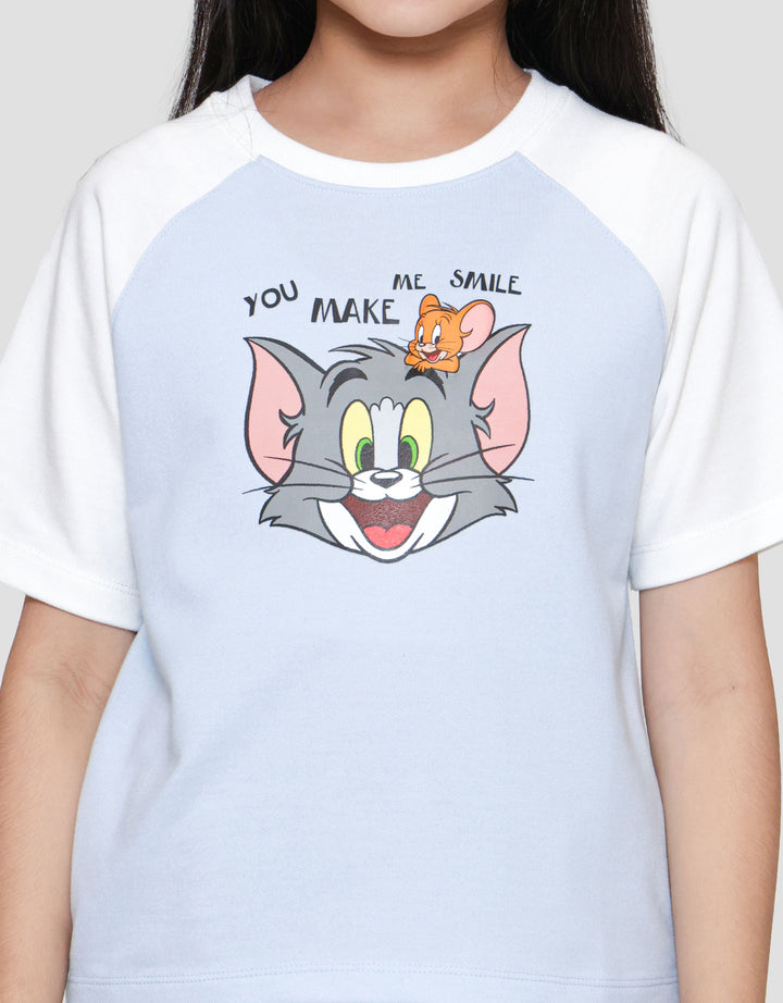 Character Tom N Jerry Kaos Anak Perempuan