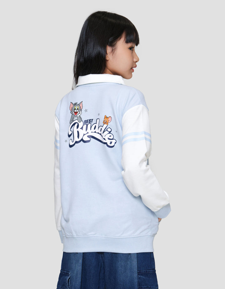 Character Collar Tom N Jerry Jaket Anak Perempuan