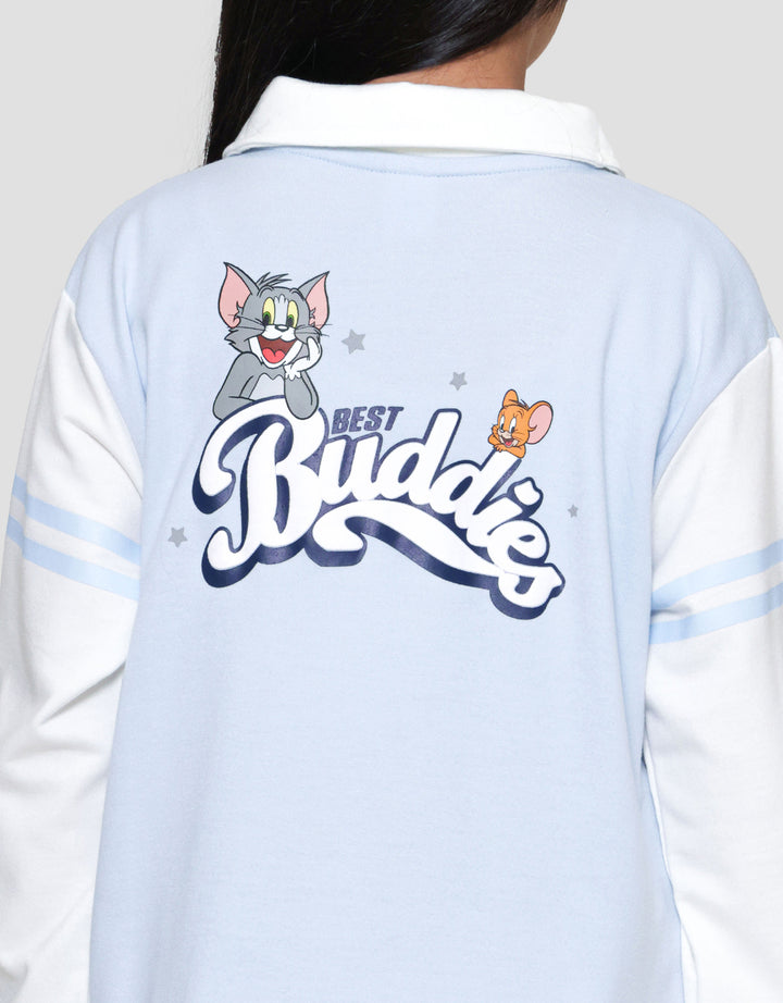 Character Collar Tom N Jerry Jaket Anak Perempuan