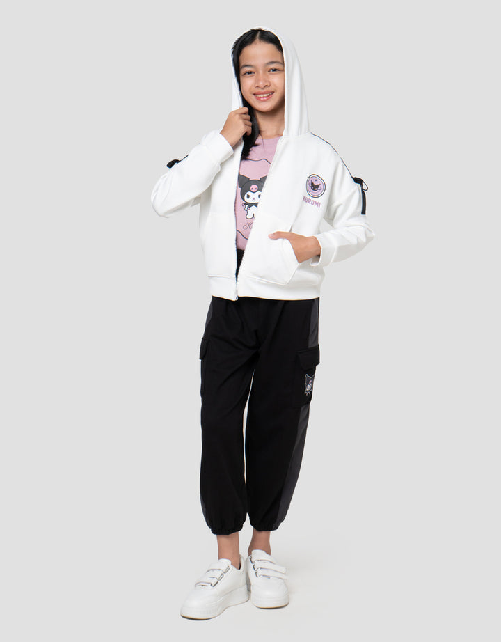 Character Kuromi Jaket Hoodie Anak Perempuan