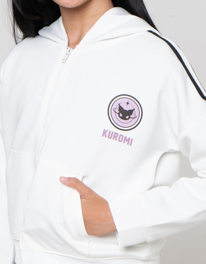 Character Kuromi Jaket Hoodie Anak Perempuan