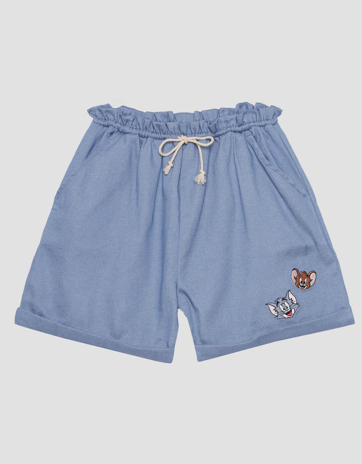 Character Tom N Jerry Celana Pendek Denim Anak Perempuan