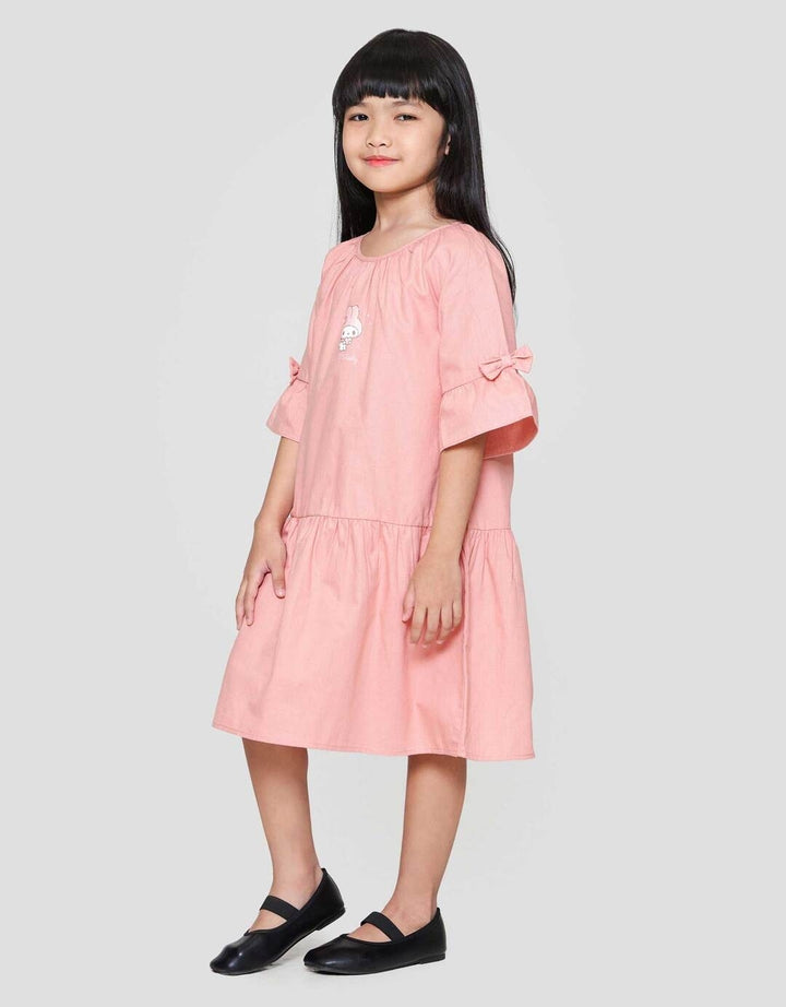 Character Woven My Melody Dress Anak Perempuan