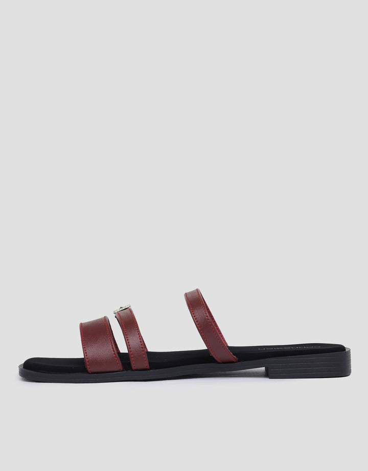 Connexion Buckle Sandal Slipper Wanita