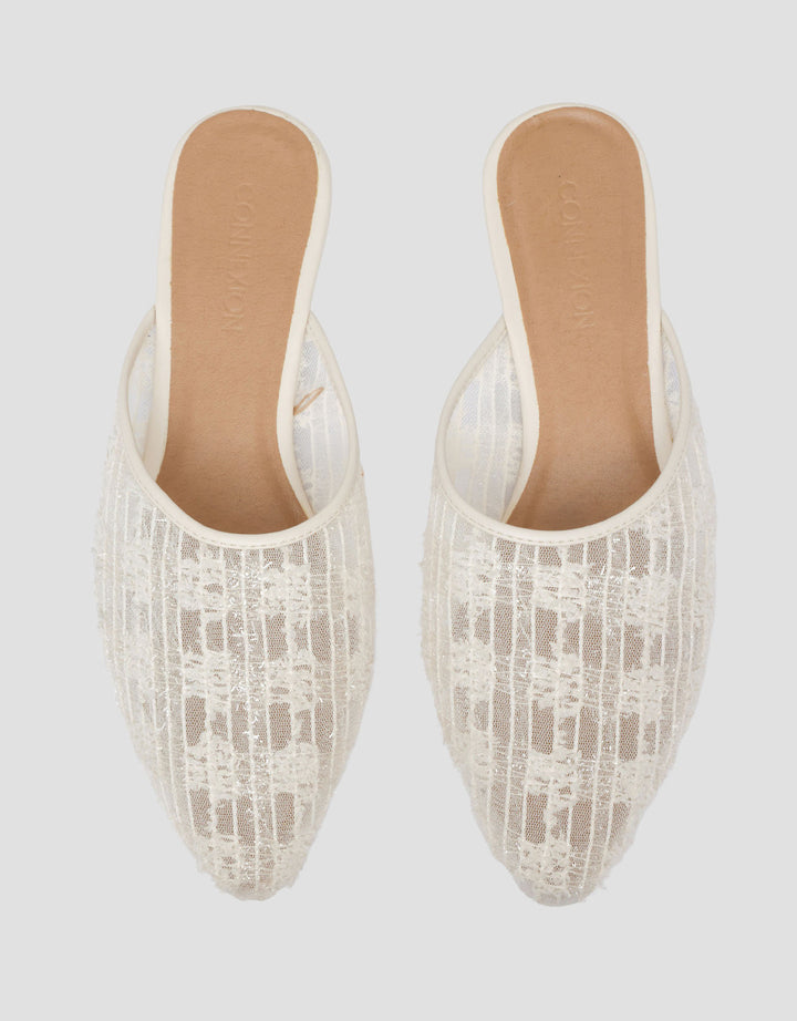 Connexion Mule Sepatu Flat Wanita