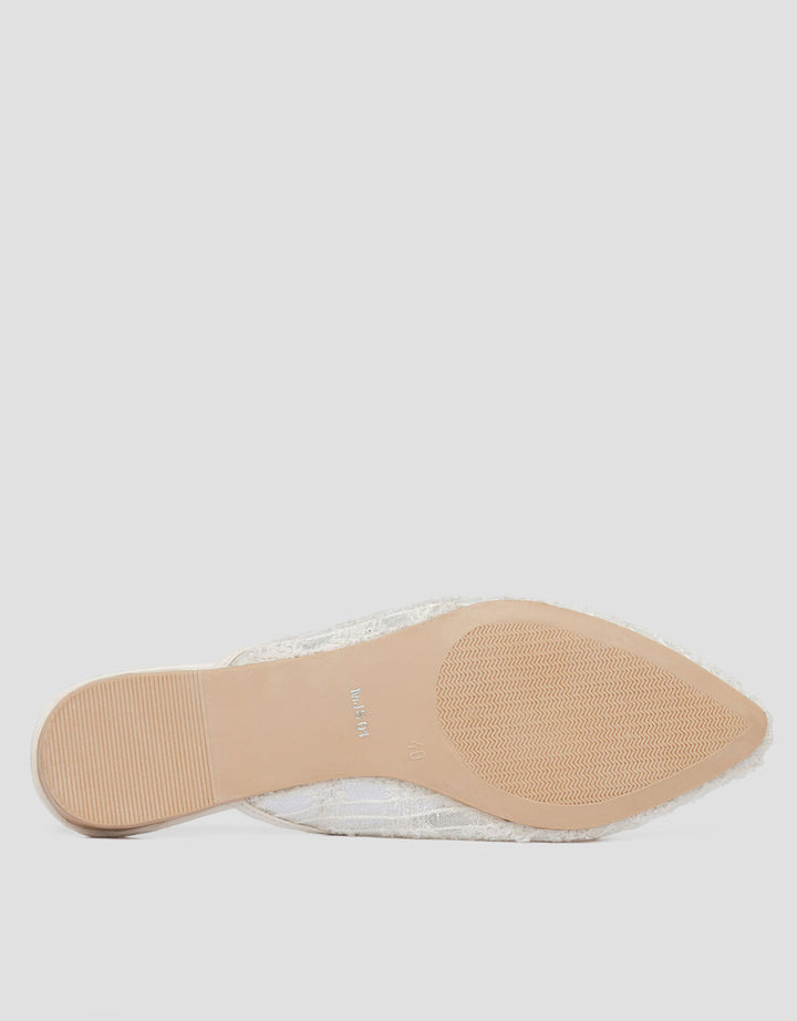 Connexion Mule Sepatu Flat Wanita